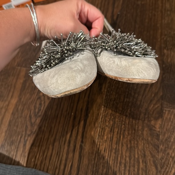 AGL Gray Suede Beaded Tassel Loafer Flats
Attilio Giusti Leombruni size 7.5 - Picture 5 of 6